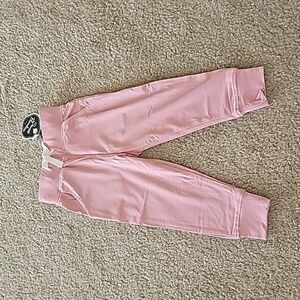 Bamboo baby girl pink drawstring Jogger pant NEW